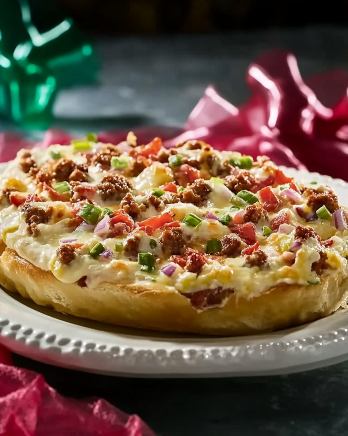 Hot Muffuletta Cheese Dip