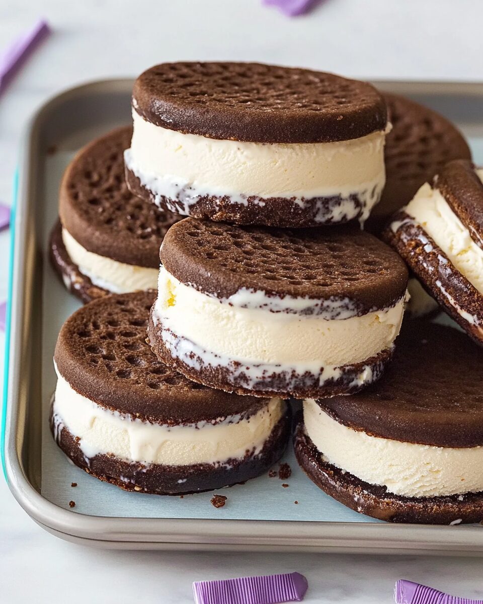 Irresistible Two-Ingredient Ice Cream Cookie Delights