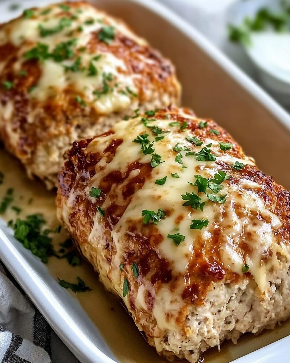 Savory Garlic Parmesan Chicken Loaf That Melts in Your Mouth