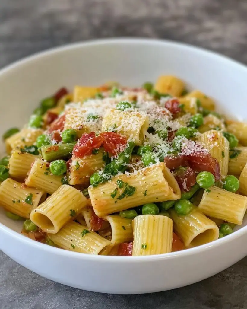 Pancetta Primavera Rigatoni