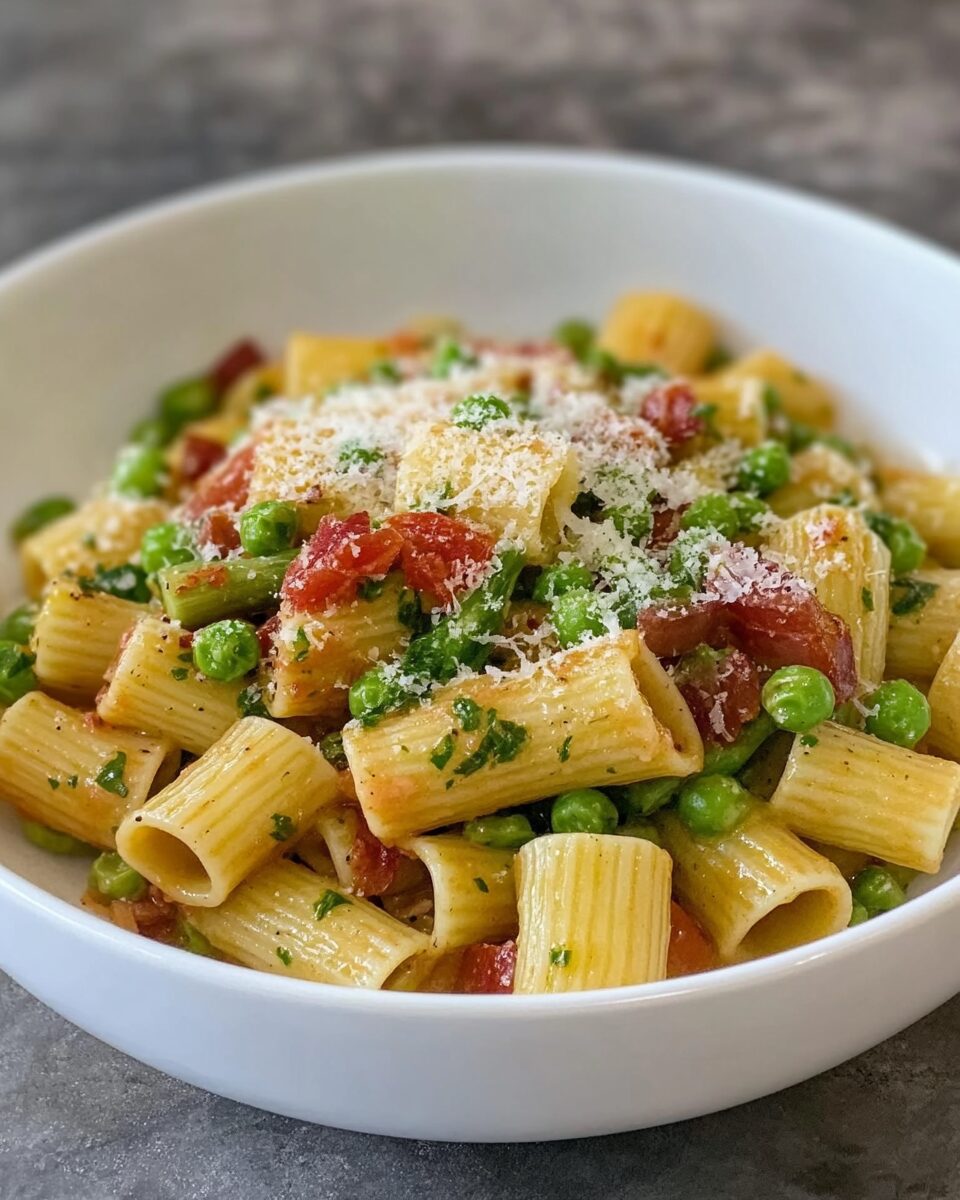 Pancetta Primavera Rigatoni
