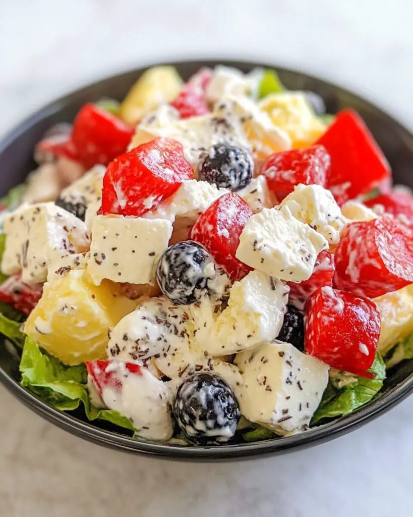 Red, White & Blue Cheesecake Delight