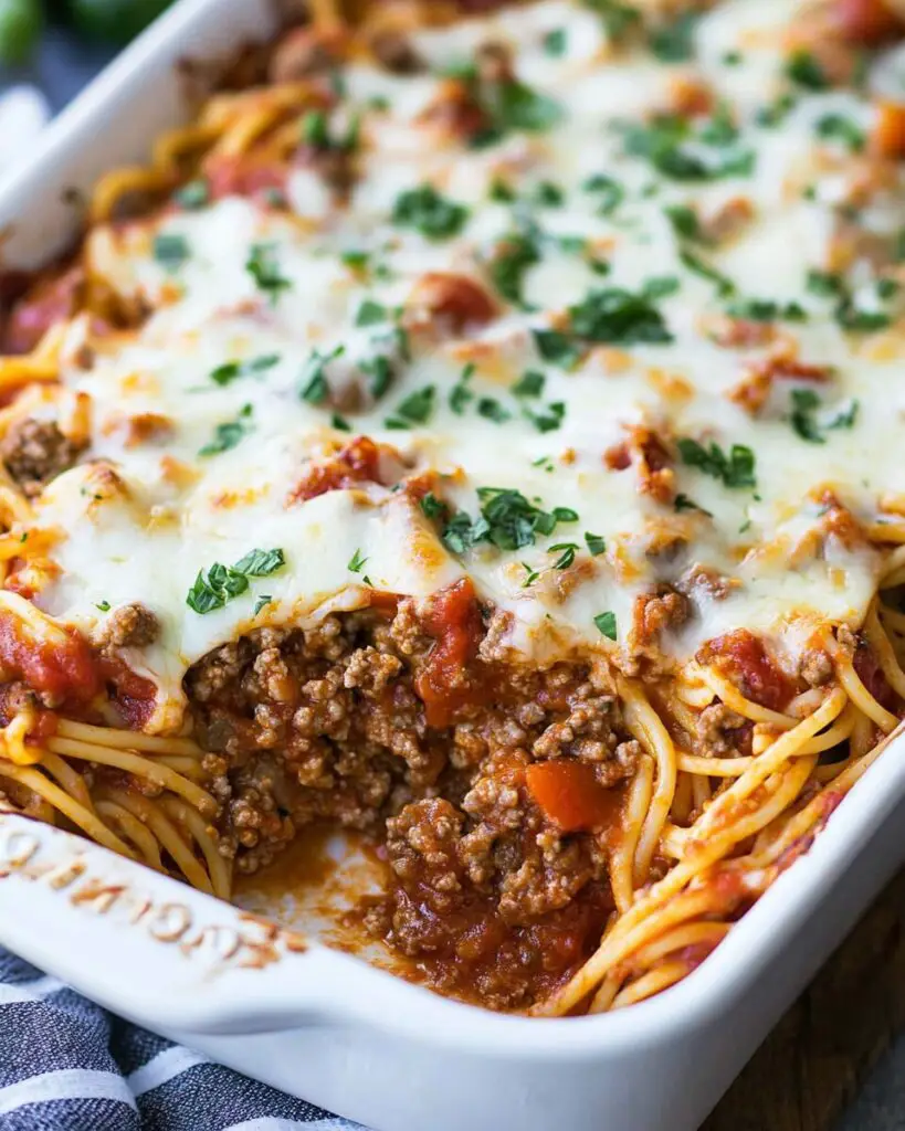 Southern Baked Spaghetti Casserole