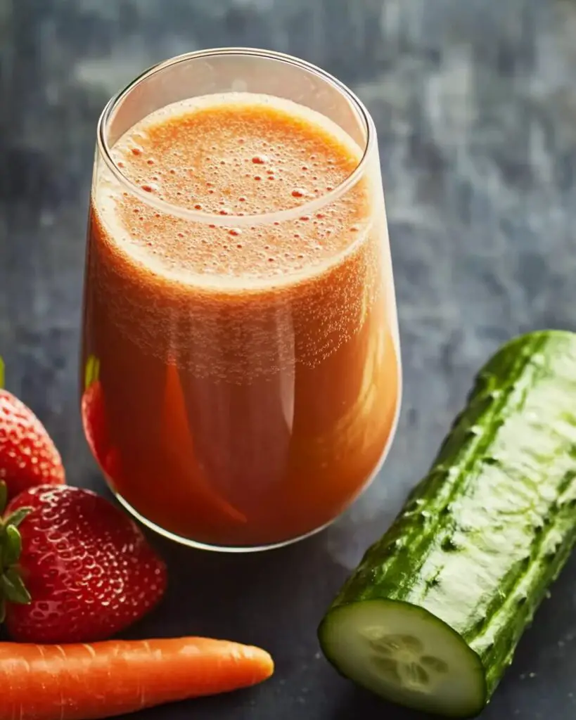 Vibrant Strawberry-Cucumber Hydration Elixir