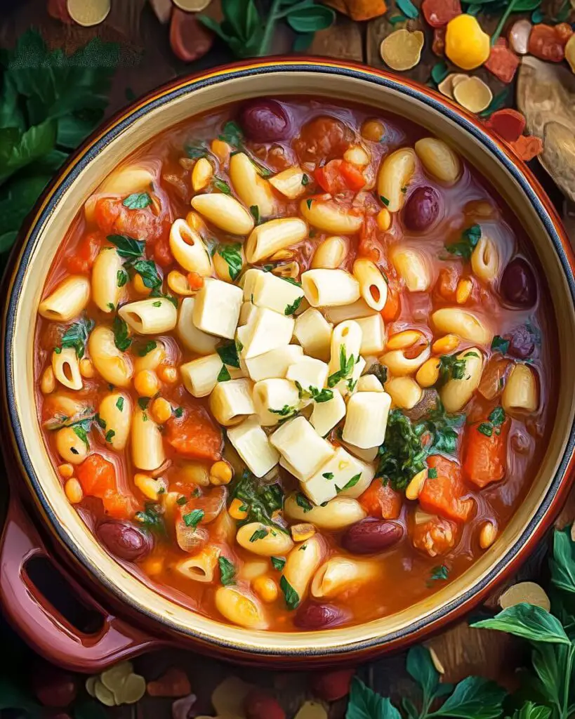 Hearty Italian Pasta and Bean Soup
