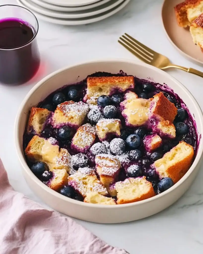 Overnight Blueberry French Toast