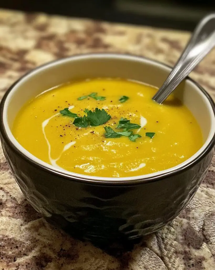Curried Butternut Squash Soup