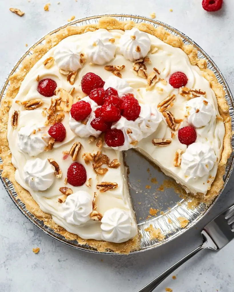 Southern Pineapple Cream Pie with Coconut & Pecans