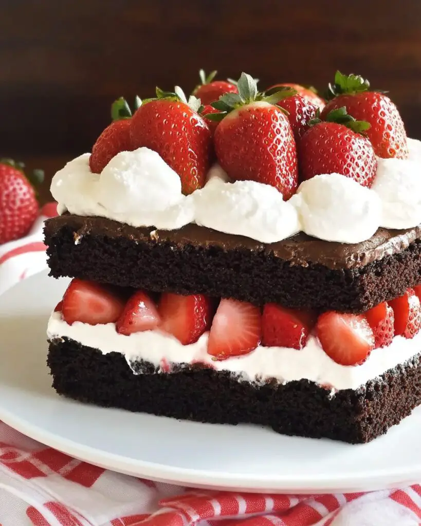 Chocolate Strawberry Shortcake