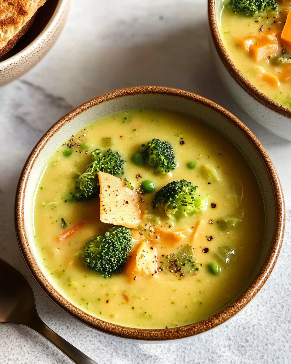 Creamy Cheddar and Broccoli Velouté