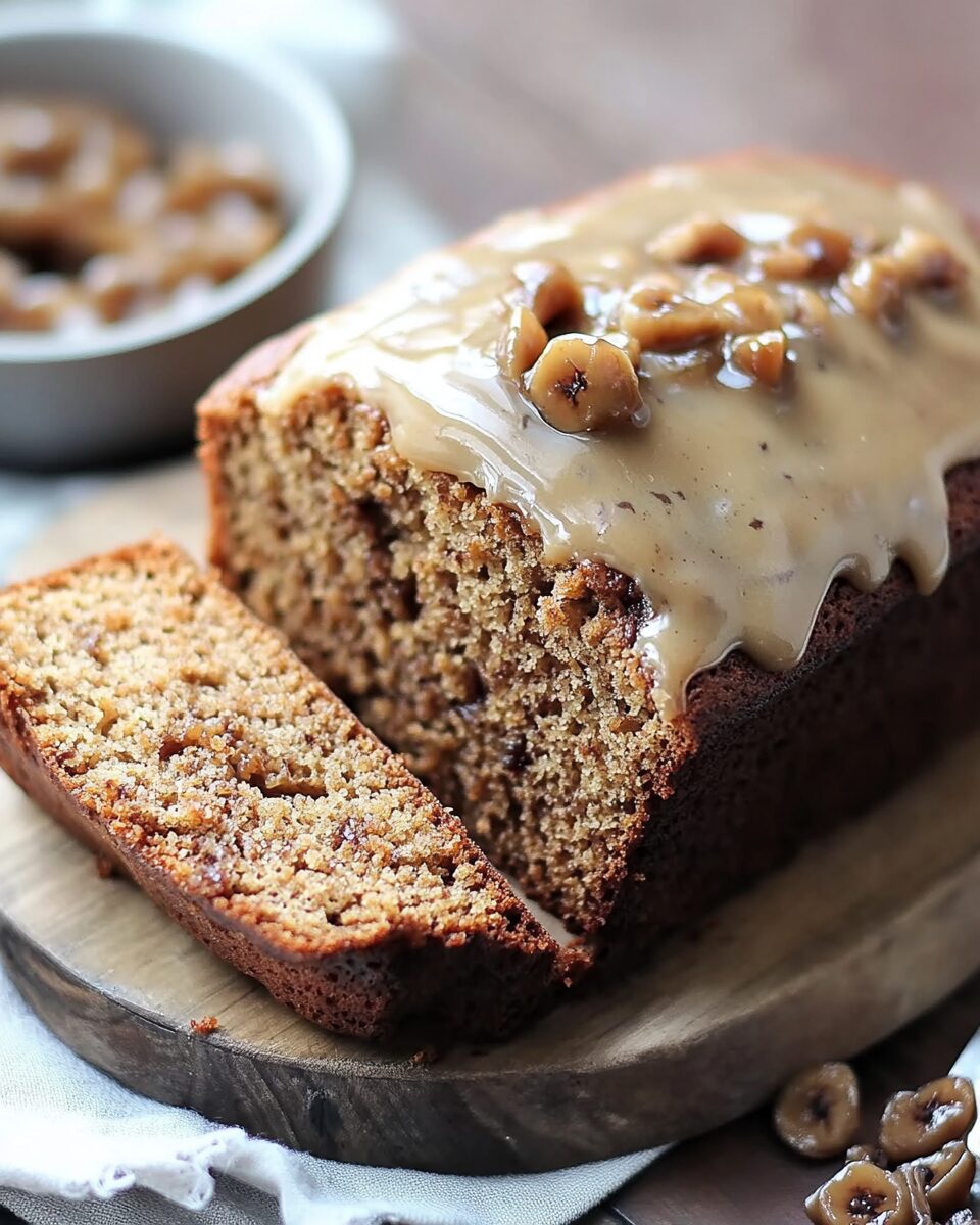 Rich Espresso Caramel Banana Loaf