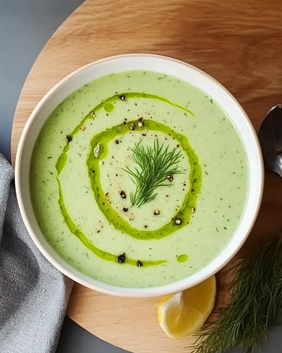 Chilled Cucumber and Yogurt Gazpacho