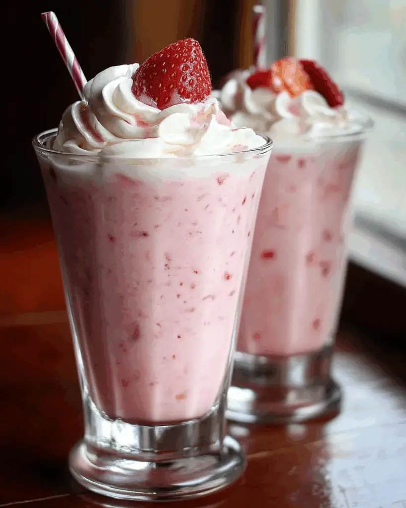 Luscious Layered Strawberry Shortcake Cocktail
