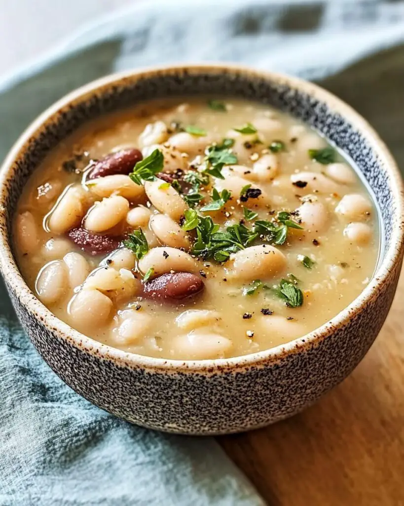 Creamy Northern White Beans in a Slow Cooker