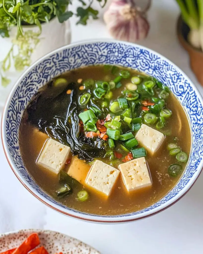 Silky Tofu Miso Soup