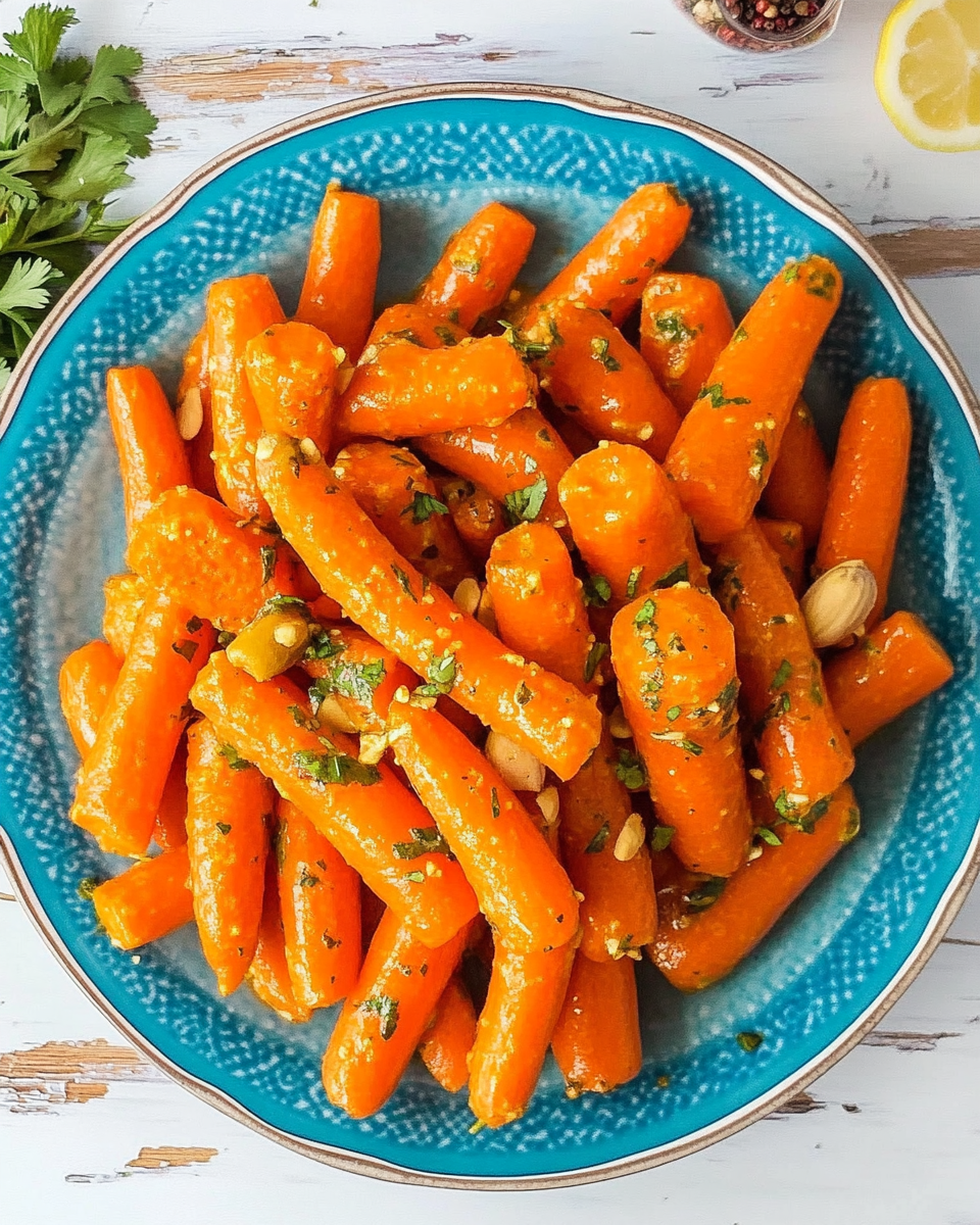 Vibrant Moroccan Carrot Salad with Zesty Citrus and Warm Spices
