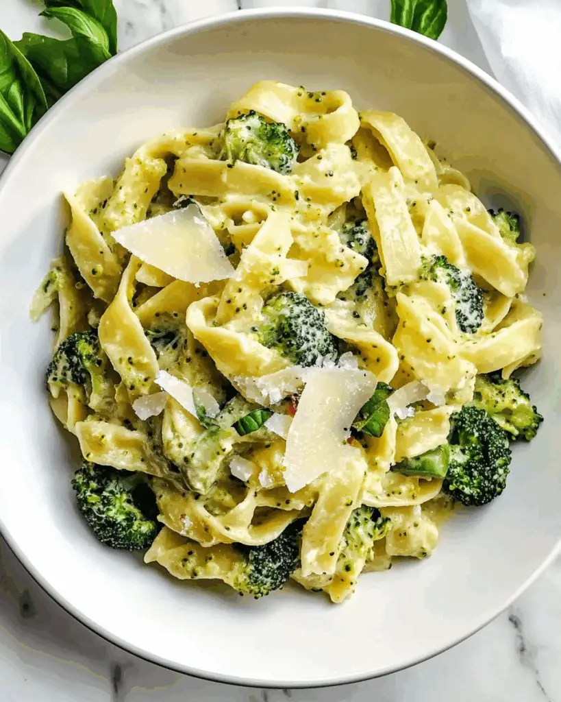 Creamy Plant-Based Broccoli & Garlic Pasta Delight