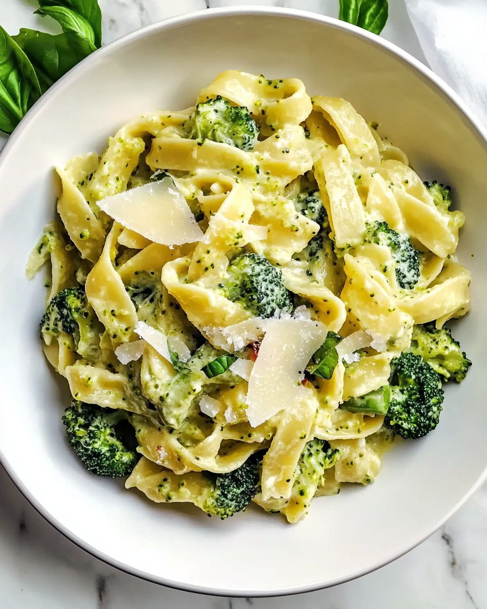 Creamy Plant-Based Broccoli & Garlic Pasta Delight