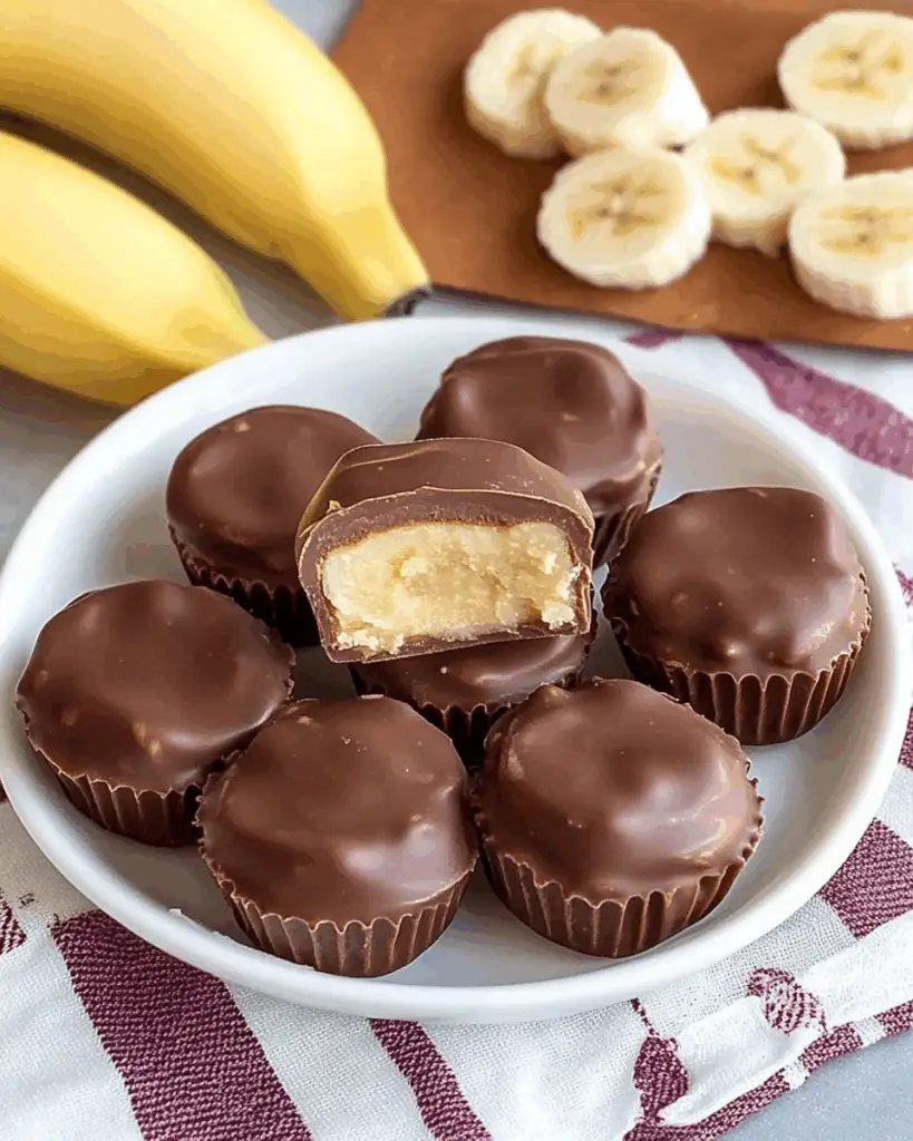Frozen Chocolate-Dipped Banana Peanut Butter Sandwiches