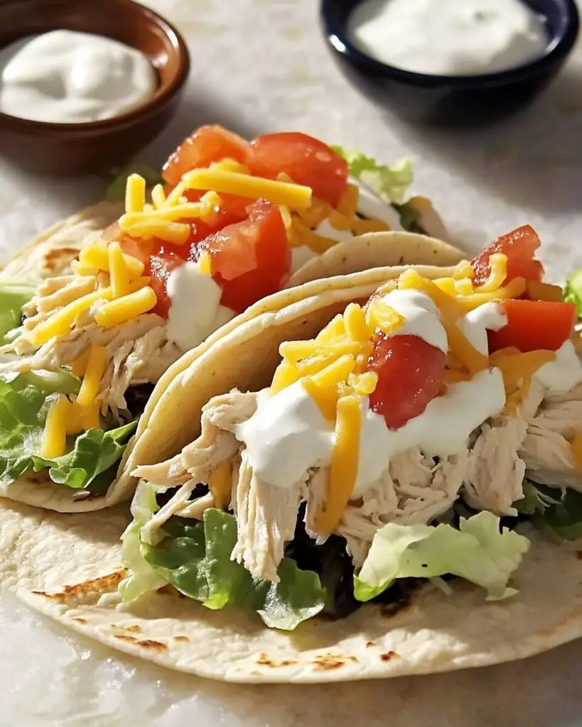 Ranch Chicken Tacos