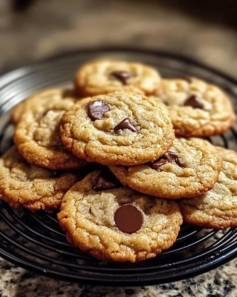 Gooey Salted Tahini Chocolate Chip Cookies with a Nutty Twist