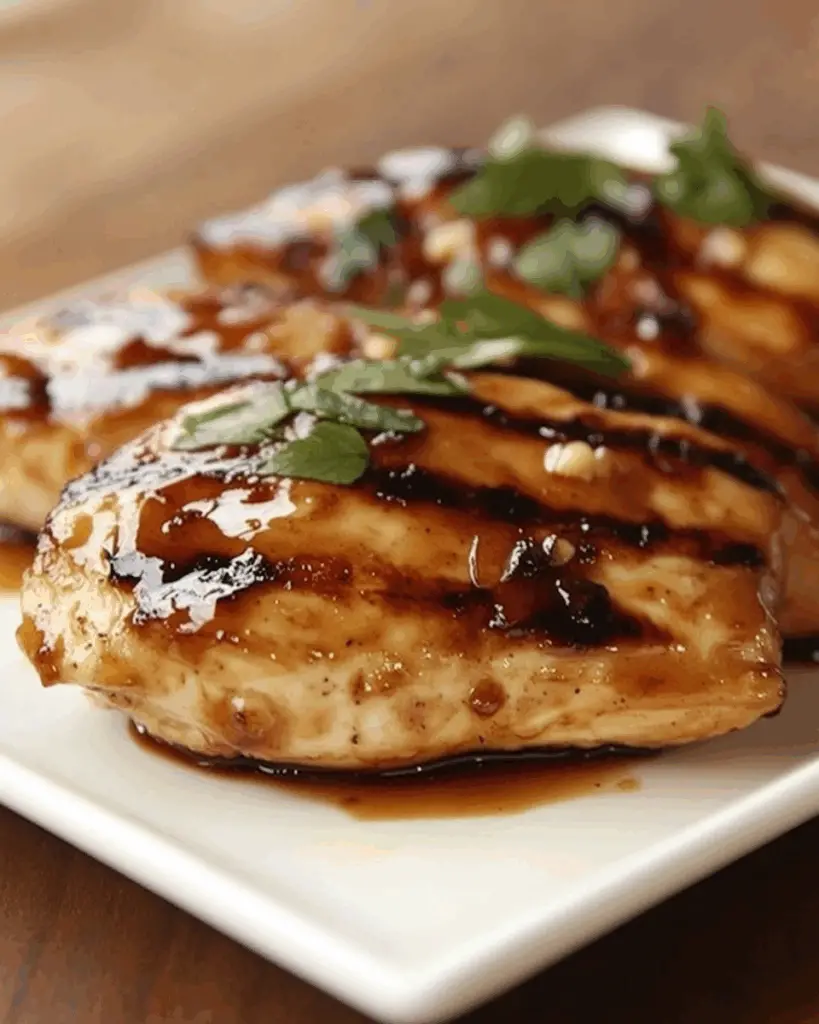 Smoky Grilled Chicken Breasts with Sweet Barbecue Glaze