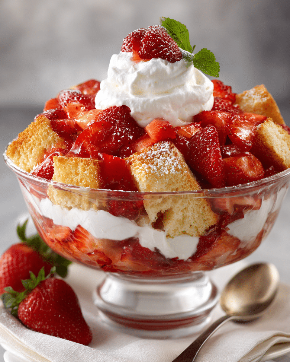 Heavenly Strawberry Shortcake Delight