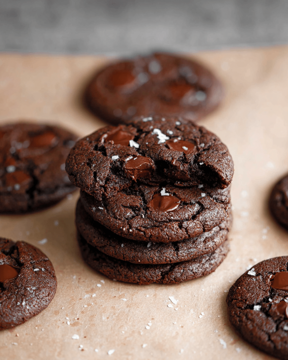 Rich & Decadent Double Chocolate Chip Cookies