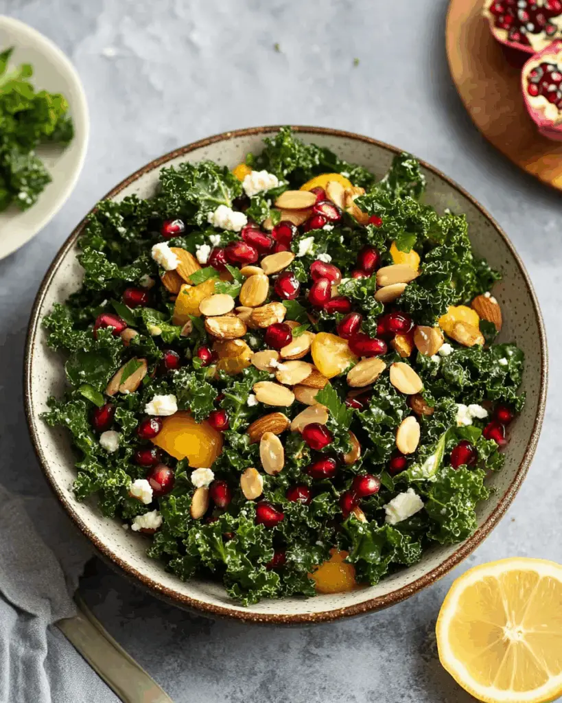 Fresh and Crisp Kale Salad with Lemon Vinaigrette