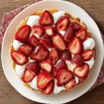 Charred Berry Shortcake Delight with Silky Sweet Cream