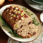 Festive Cranberry-Glazed Turkey Meatloaf