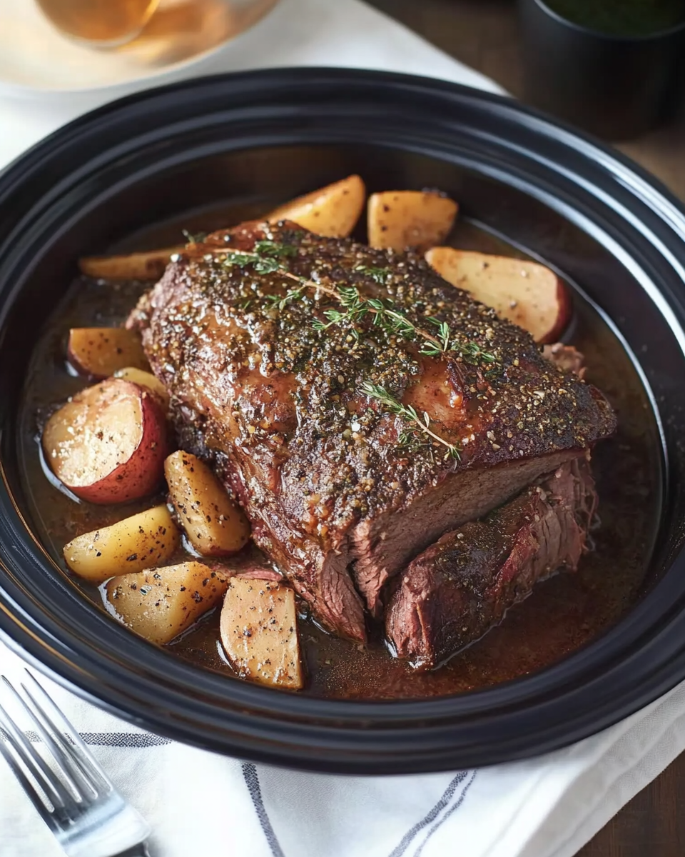 Tender Crock-Pot Beef Roast with Vegetables