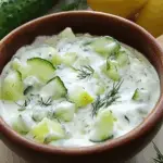 Creamy Greek Cucumber Yogurt Dip