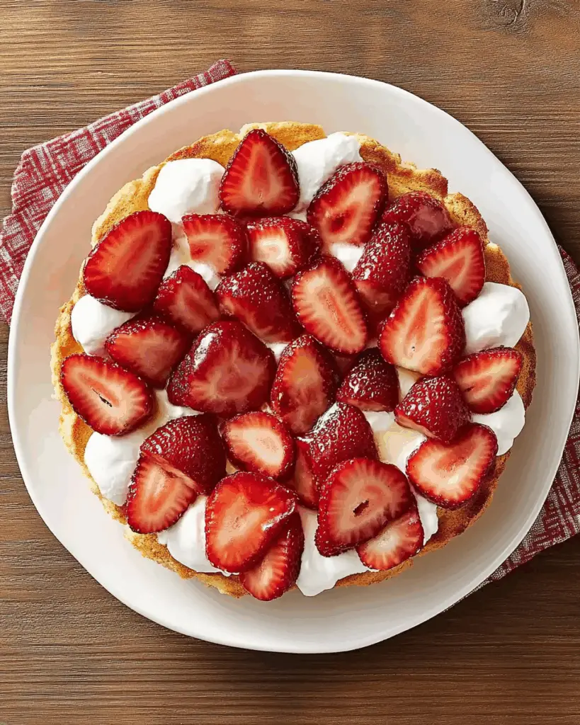 Charred Berry Shortcake Delight with Silky Sweet Cream