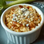 Spicy Buffalo Chicken Noodle Mini Casseroles