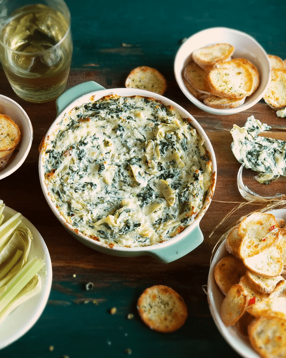 Creamy Spinach & Artichoke Dip