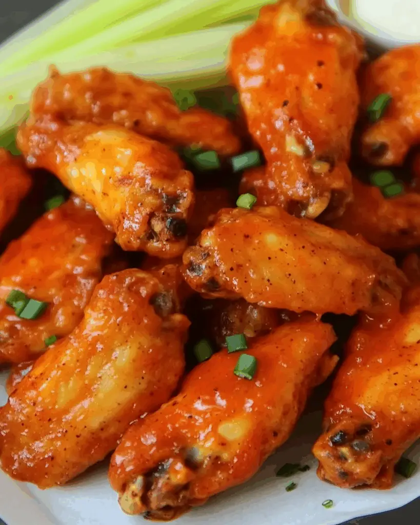 Crispy and Spicy Buffalo Chicken Wings