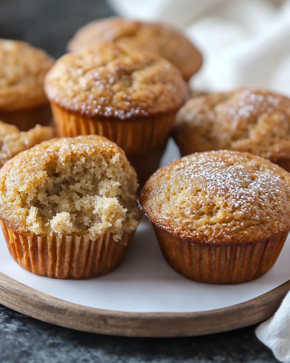 Fluffy & Sweet Banana Muffins