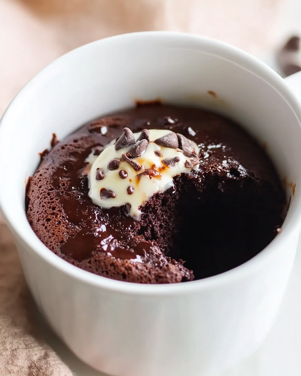 Easy Single-Serve Chocolate Mug Brownie