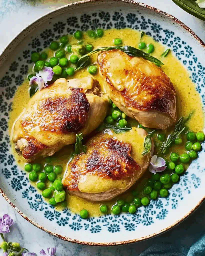 Tender Honey Mustard-Glazed Slow Cooker Chicken Thighs