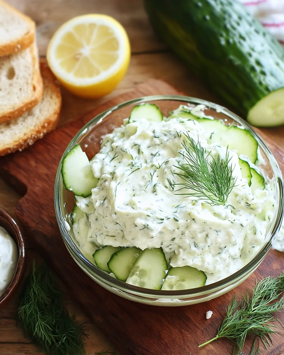 Refreshing Cucumber Spread for Sandwiches