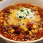 Savory Slow Cooker Taco Soup