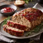 Savory Herb-Infused Meatloaf with Rosemary