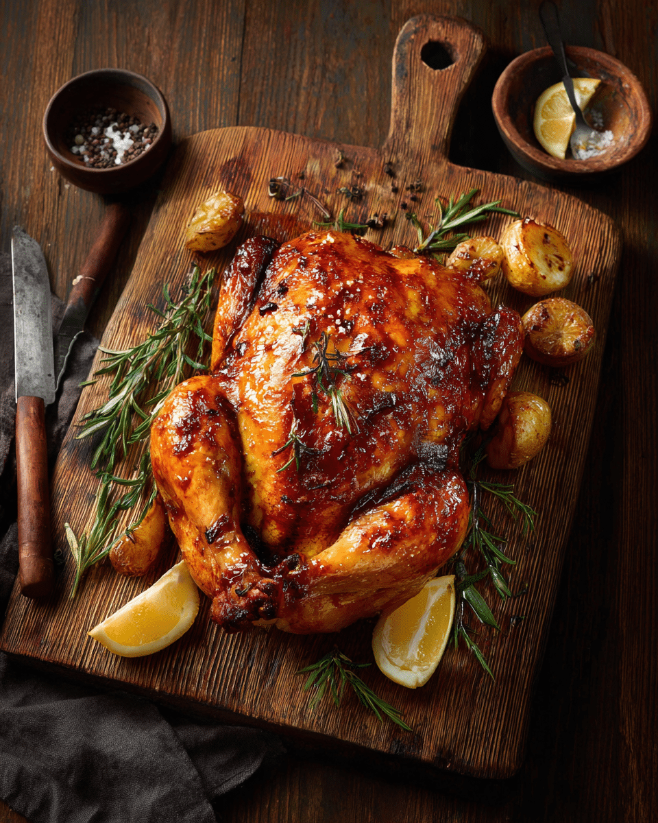 Crispy Buffalo-Style Roasted Chicken