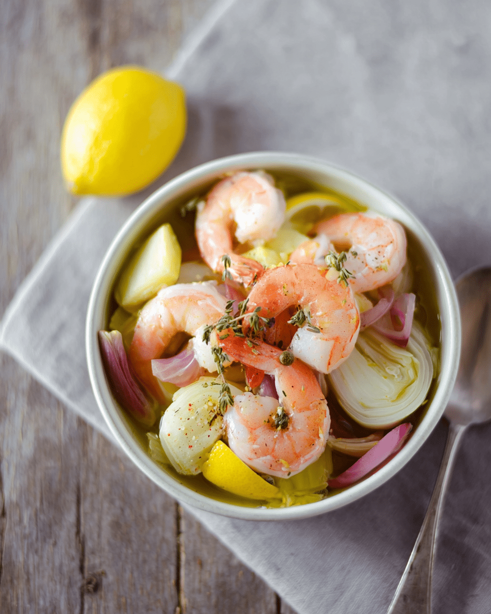 Southern-Style Marinated Pickled Shrimp Delight