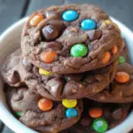 Double Chocolate M&M Delight Cookies