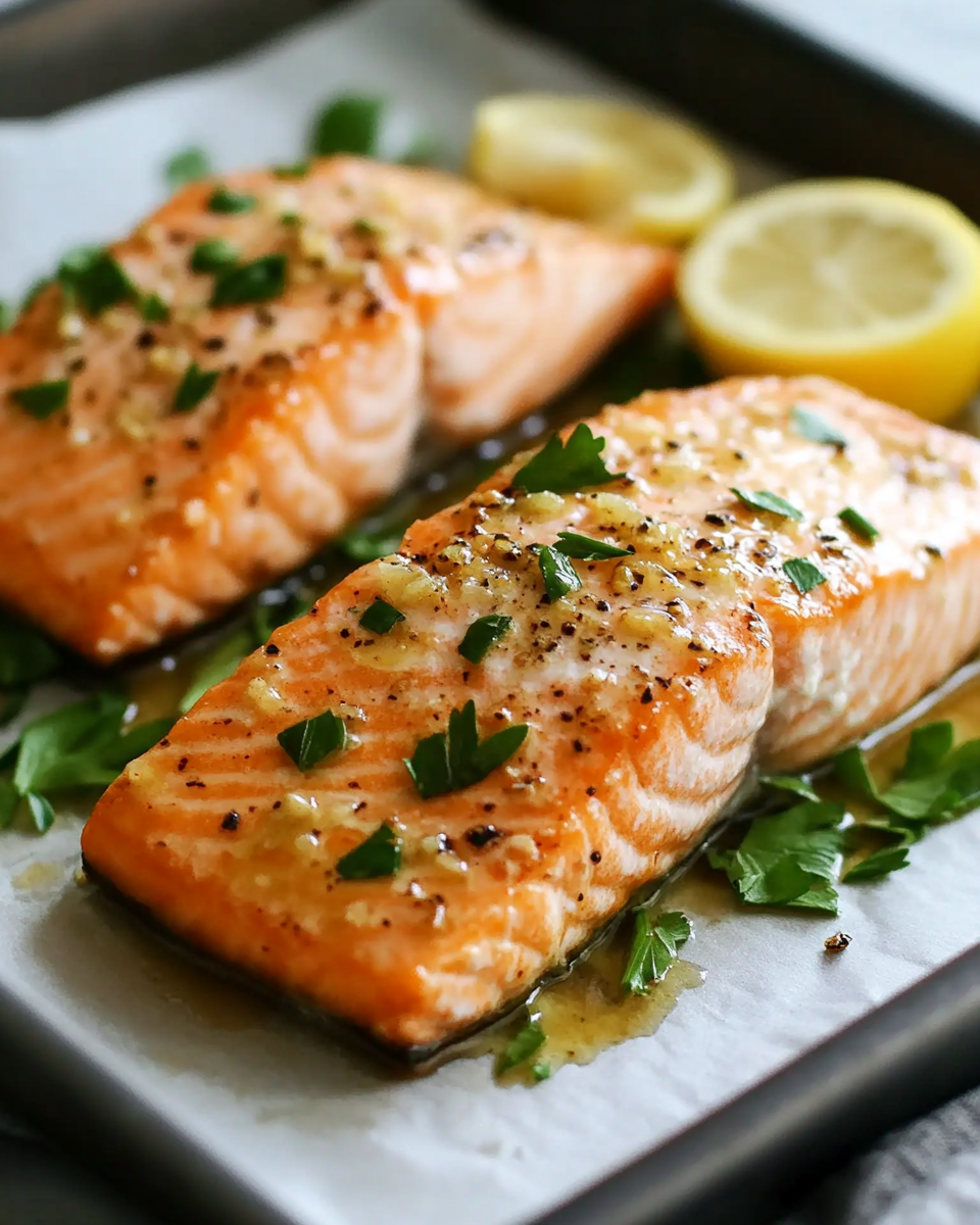 Salmon with a Garlic Twist