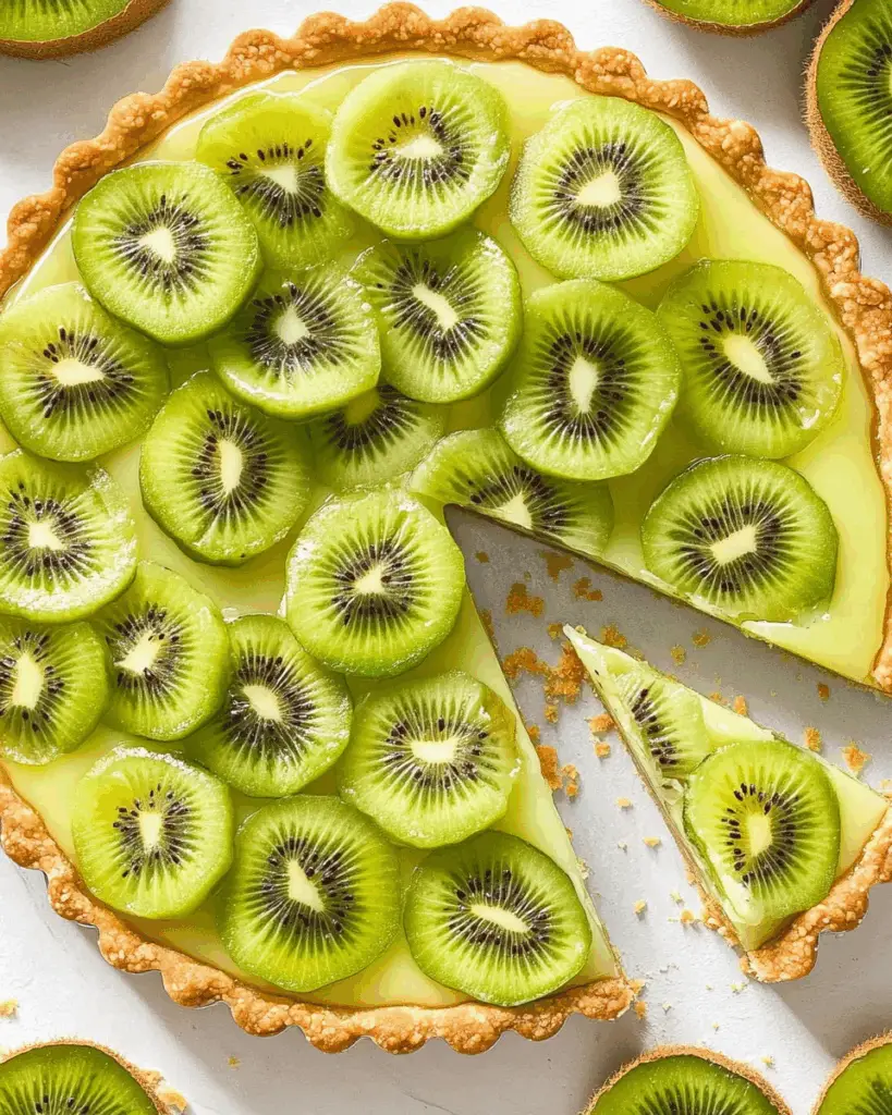 Vegan Kiwi Cream Tart