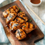 Sweet & Spicy Grilled Bourbon Buffalo Chicken