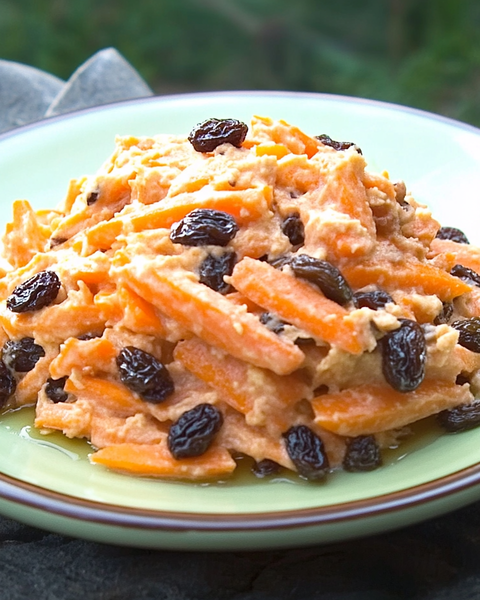 Sweet Carrots with Raisins and Honey
